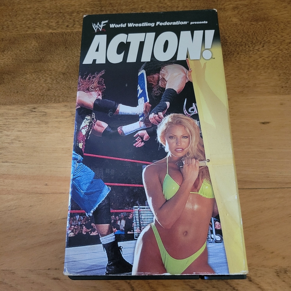WWF Action! 2001 VHS WWF Home Video